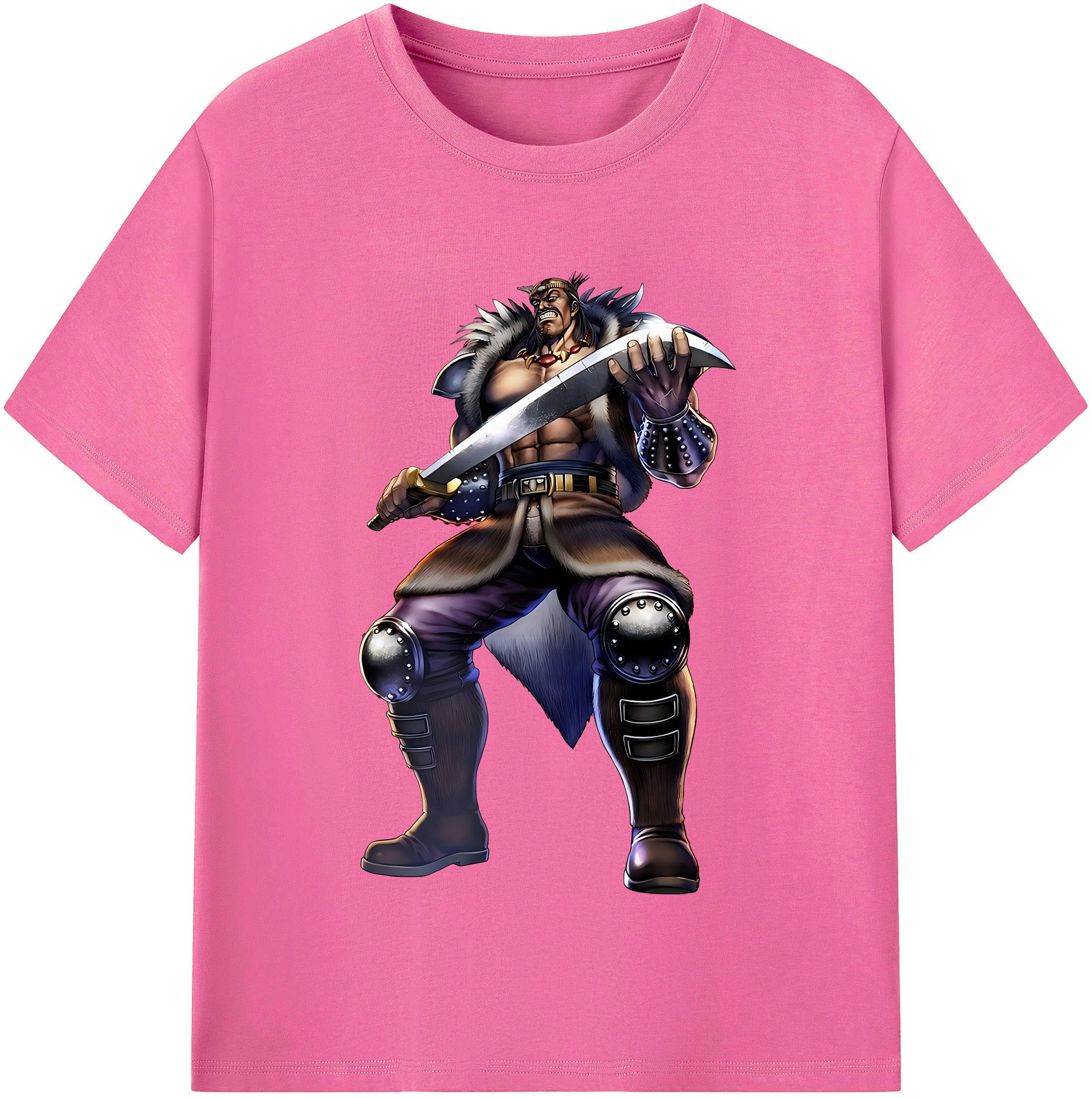 （画像用） 北斗の拳 Fist of the North Star レディースカジュアルプリントTシャツ（綿100％）